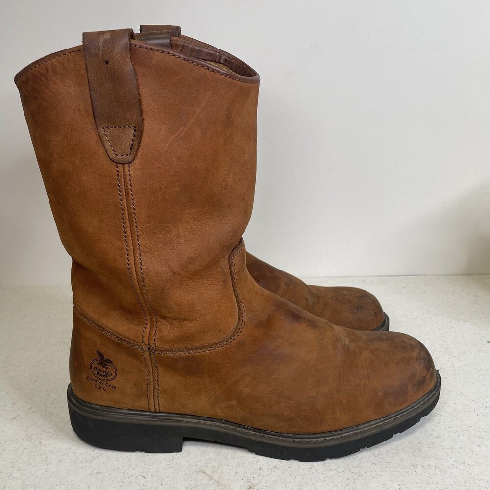 Georgia Boot Wellington Steel Toe Work Boots